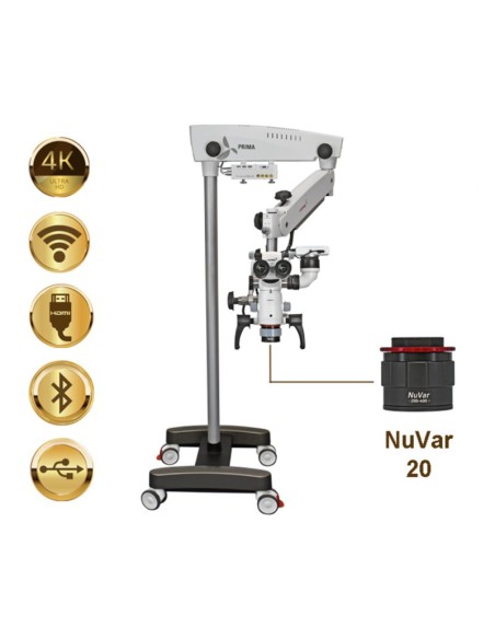 Microscopio Dental PRIMA DNT Premium Móvil Nuvar 20 Labomed