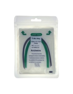 Arcos TMA Beta Titanio 021x25 5 unidades Ovoide SlimDent 2