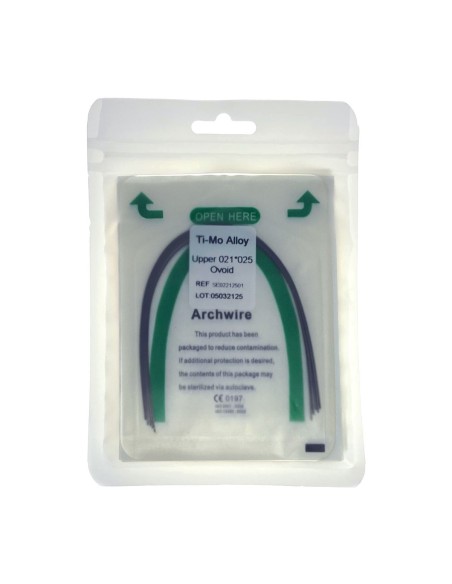 Arcos TMA Beta Titanio 021x25 5 unidades Ovoide SlimDent