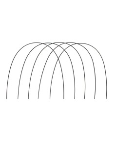 Arcos TMA Beta Titanio 021x25 5 unidades Ovoide SlimDent