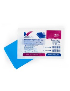 Talla Estéril Azul 50x75cm 100u
