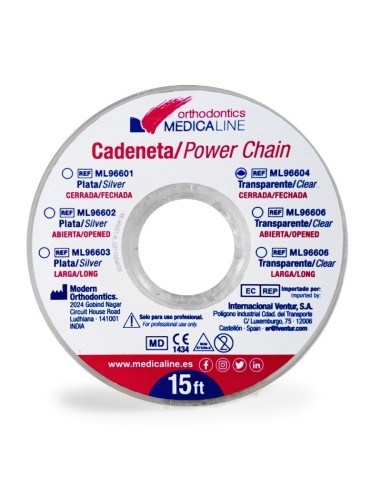 Cadeneta Elástica Silver de Medicaline