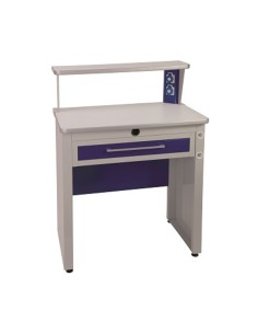 Mesa de Trabajo Metálica 1 Puesto Mestra