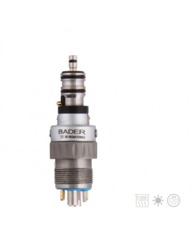 Acoplamiento Tipo Unifix Bien Air con Luz LED, Conexión Midwest 6 Bader