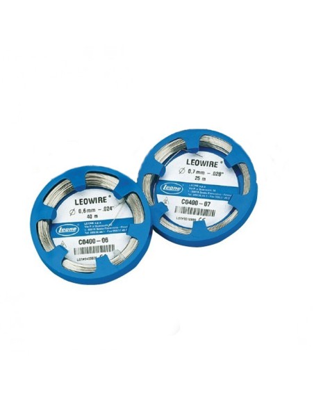 Rollo de Alambre Ortodóntico LeoWire Redondo Duro Elástico Leone