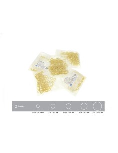 Elásticos Extraoral Fuertes Látex Ortodoncia Bolsa 100 unidades Leone