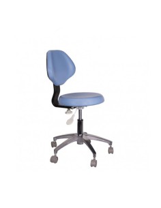 Taburete Clínica Dental Stool Base Giratoria y Respaldo Bader 2