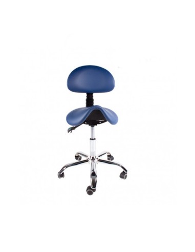 Taburete Clínica Dental Comfort Stool con Respaldo Regulable Bader