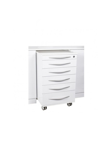 Mobiliario Modular Cuádruple, Encimera, Cajoneras, Lavabo y Grifo Automático a la Derecha Bader