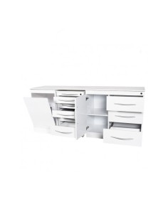 Mobiliario Modular Cuádruple Push-on, Encimera, Cajoneras, Sin Lavabo Bader 2