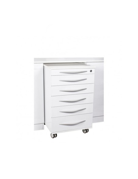 Mobiliario Modular Cuádruple Push-on, Encimera, Cajoneras, Sin Lavabo Bader