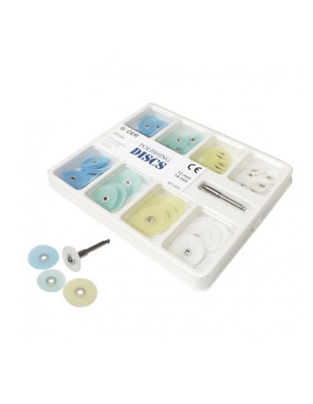 Kit Pulidores Universal Composite Tipo SofLex Surtido 80 Discos Bader