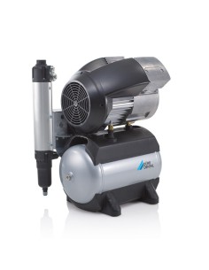 Compresor de Aire Comprimido 20L, 2 Cilindros con Secador Tornado T2 Durr