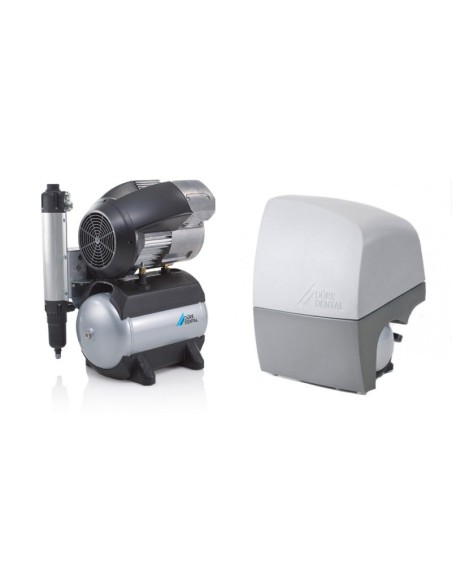 Compresor Dürr 2 Cilindros con Secador de Membrana, Insonorizado, 20L Tornado 2