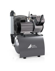 Compresor de Aire Durr DUO 2 Cilindros con Secador de Membrana, Filtro Anti virus y Bacterias, Depósito 20 Litros