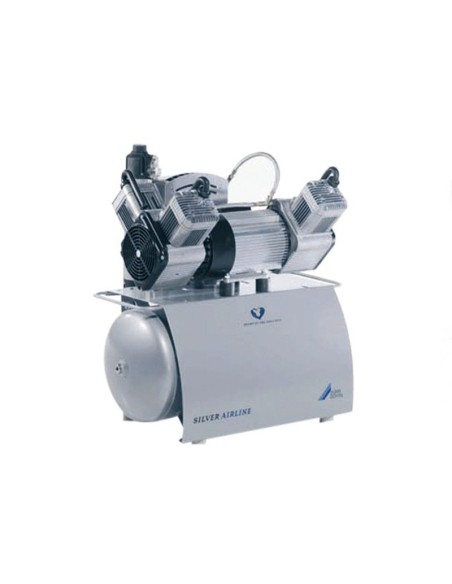 Compresor de Aire Durr Trio 3 Cilindros con Secador de Membrana, Filtro Anti Virus y Depósito 50 Litros