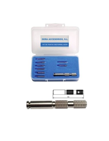 Kit Destornilladores Implantes Mango Largo