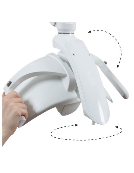 Lámpara LED Eva Tunable White FARO Brazo 82 cm Instalación a Unidad Dental con Interruptor, SIN Transformador