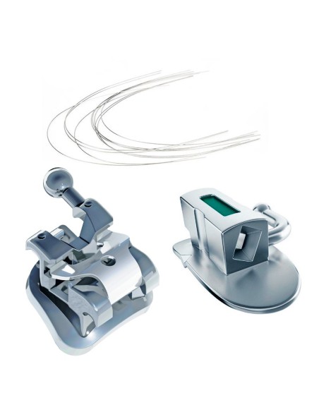 Mint Kit Brackets Metálicos Autoligable Pasivos 28u SKS Dental