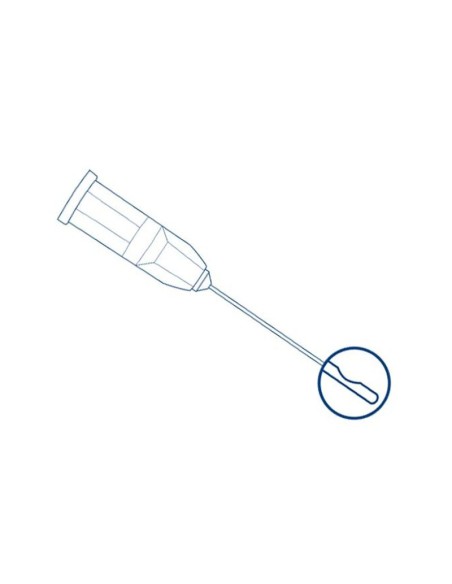Agujas Miraject Endotec Luer 25G 0,5x40mm 100uds.
