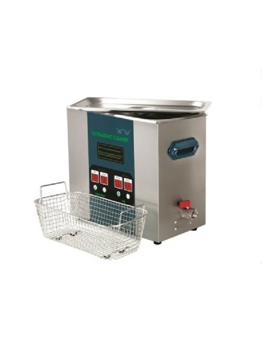 Baño Ultrasonidos 5,8 Litros, Inox con Desagüe Lateral Mestra