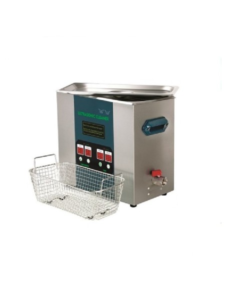 Baño Ultrasonidos 5,8 Litros, Inox con Desagüe Lateral Mestra