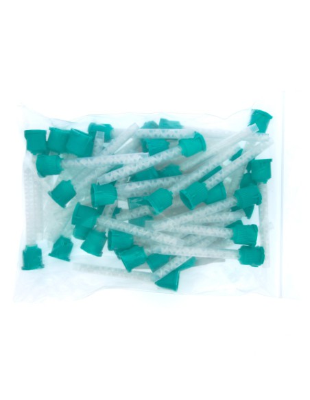 Puntas de Mezcla 1:1 Verdes Grandes 50 Uds