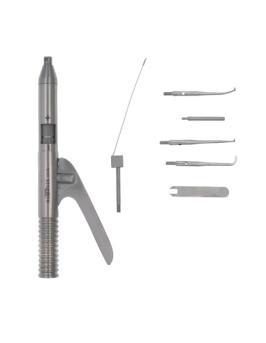 Kit Pistola Automática Quita Coronas 6 Accesorios