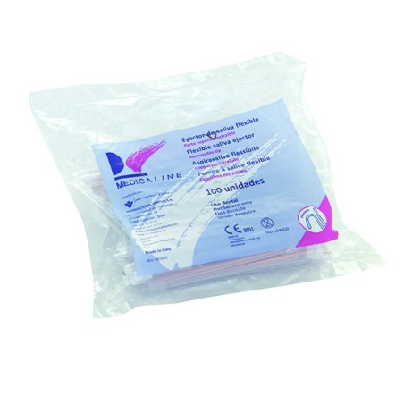Eyectores de Saliva Transparentes 15cm 