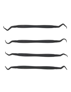 Kit Curetas para Implantes Teflón 4 piezas Masters