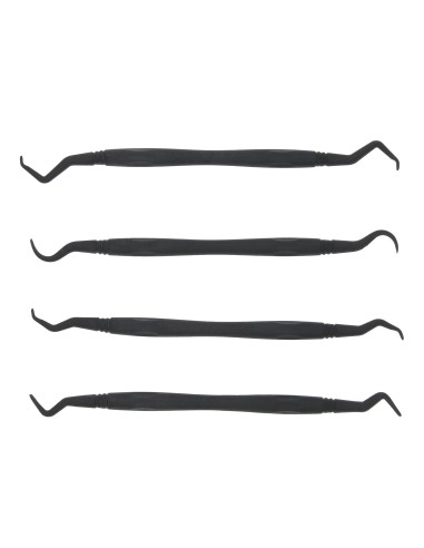 Kit Curetas para Implantes Teflón 4 piezas Masters