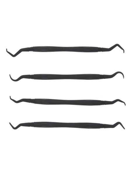 Kit Curetas para Implantes Teflón 4 piezas Masters