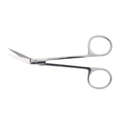 Tijera Iris de Cirugía Recta Angulada