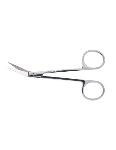 Tijera Iris de Cirugía Recta Angulada