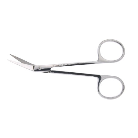 Tijera Iris de Cirugía Recta Angulada