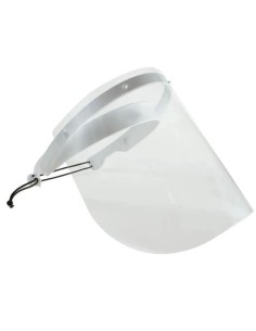 Visera de protección de PVC Ajustable 1 Montura  con 10 Viseras