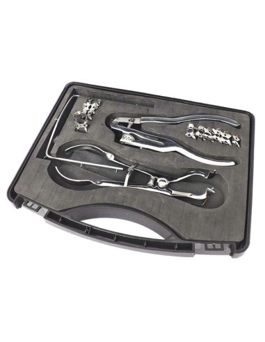 Estuche de Clamps: Forceps Brewer + Perforador + Arco + Clamps