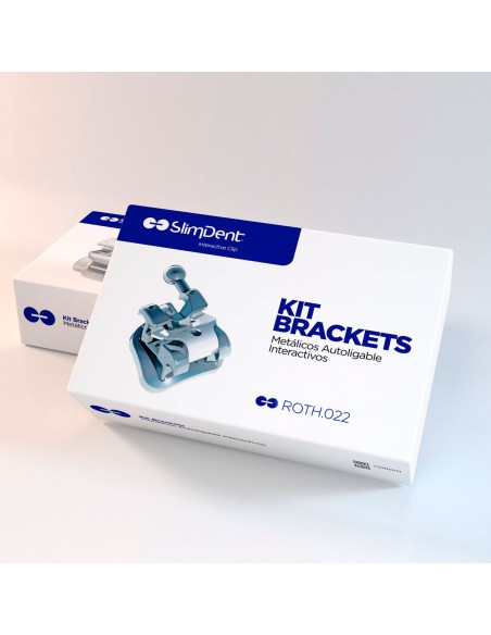 Mint Kit Brackets Metálicos Autoligable Pasivos 28u SKS Dental