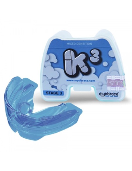 Myobrace for Kids K3 Accesorio Intraoral Preventivo Ortodoncia, Azul 1 unidad Myofunctional