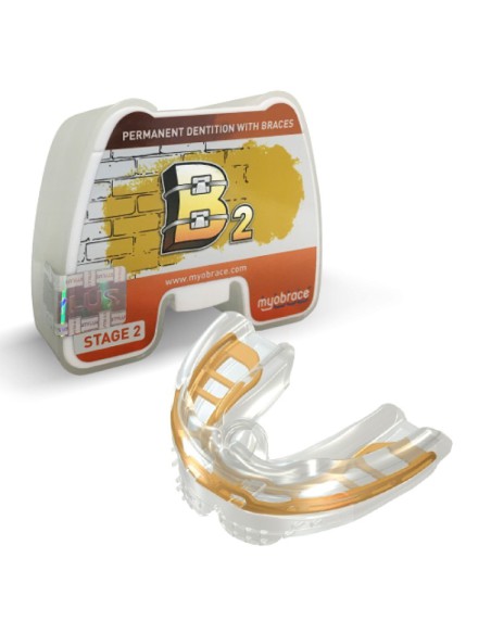 Myobrace para Brackets B2 Accesorio Intraoral Ortodoncia, Transparente, Grande 1 unidad Myofunctional