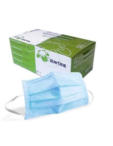 Mascarillas Rectangulares Azules Starline