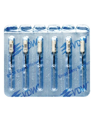 Ensanchador K-Reamers VDW Estériles 31mm Blister 6 uds