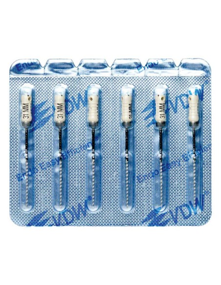 Ensanchador K-Reamers VDW Estériles 31mm Blister 6 uds