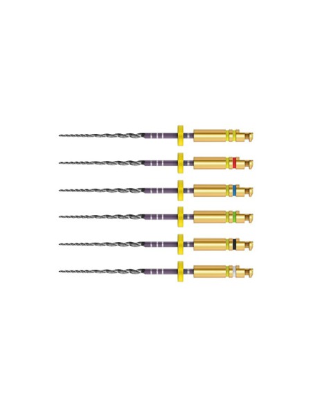 Limas Ni-Ti Zenflex Conicidad .06 Longitud 21mm Endodoncia 6 uds Kerr Hawe