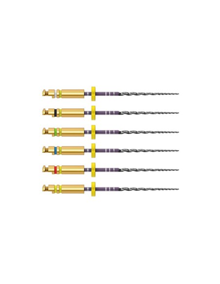 Limas Ni-Ti Zenflex Conicidad .06 Longitud 25mm Endodoncia 6 uds Kerr Hawe