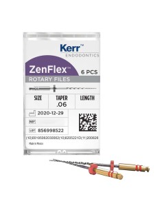 Limas Ni-Ti Zenflex 30 Conicidad .06 Longitud 31mm Endodoncia 6 uds Kerr Hawe 2