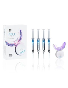 Pola Light 6% HP Kit Blanqueamiento con Férula LED 4 jeringas 3 gr SDI