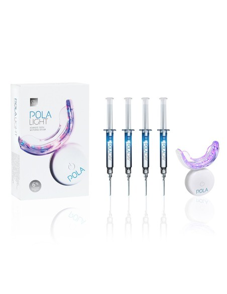 Pola Light 6% HP Kit Blanqueamiento con Férula LED 4 jeringas 3 gr SDI
