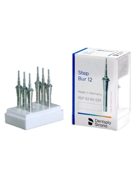 Fresa para CEREC, Step BUR 12 Caja 6 unidades Sirona