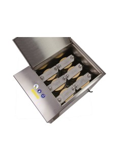 Polimerizadora M-18 Inox para 18 Muflas Mestra 2